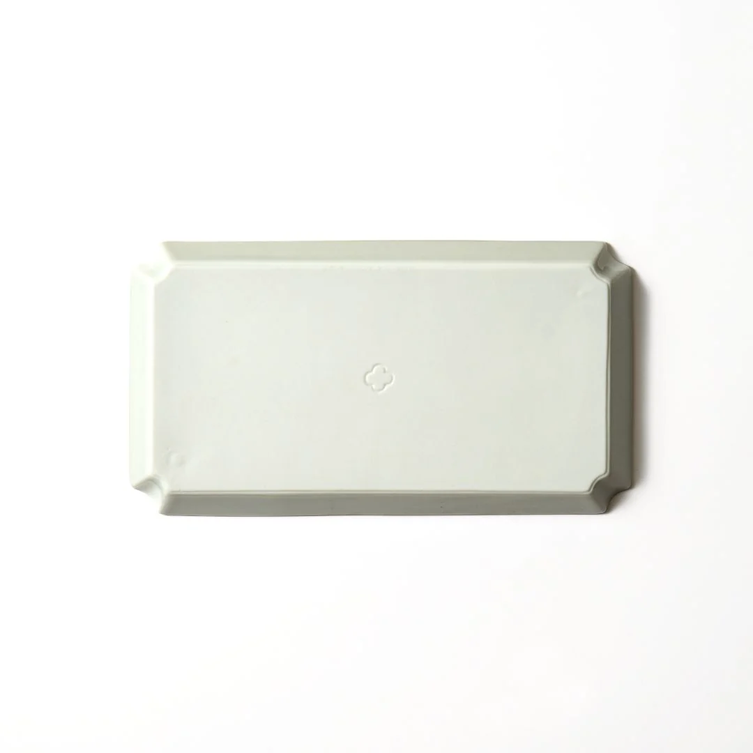 Medium Blue Sea Wave Patterned Square Plate - Image 3