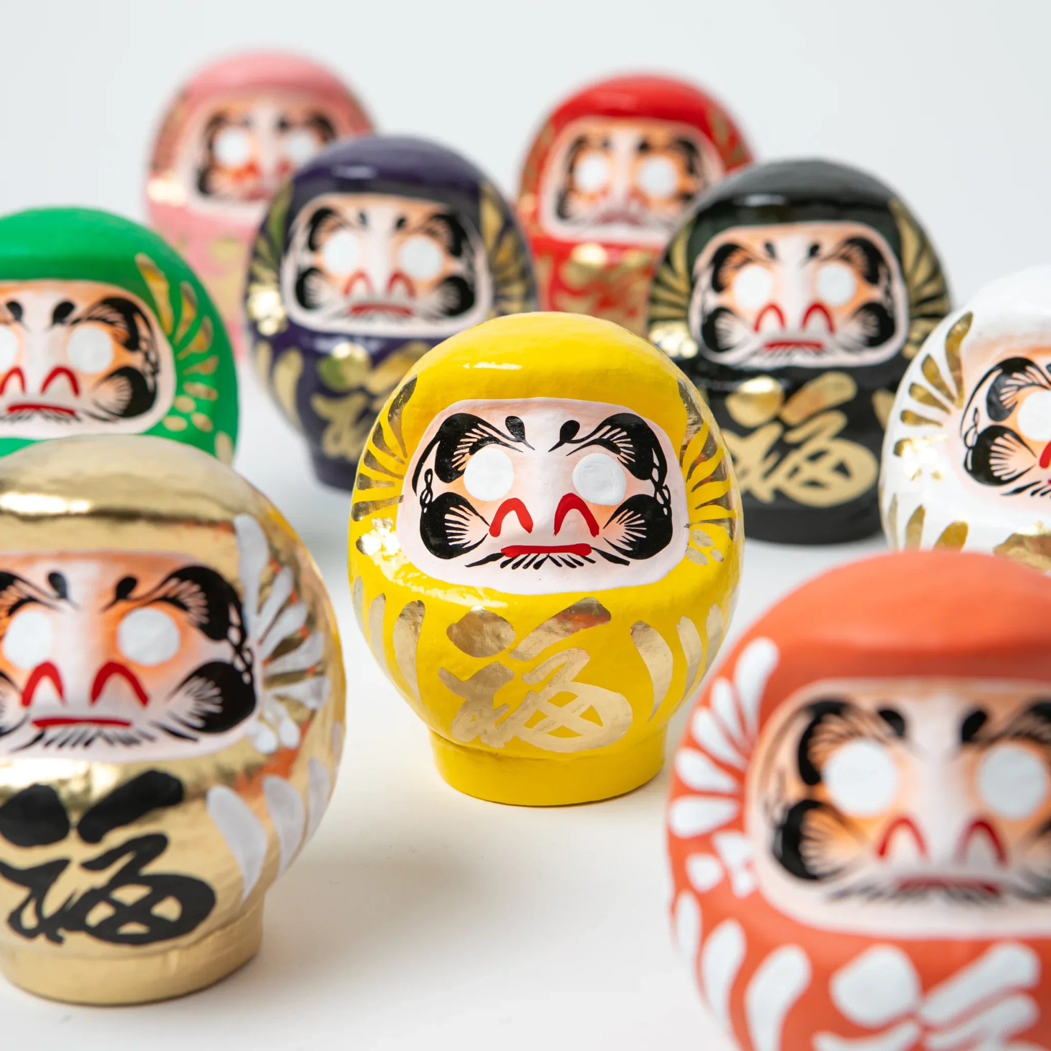 Fuku-iri Daruma Orange - Image 3