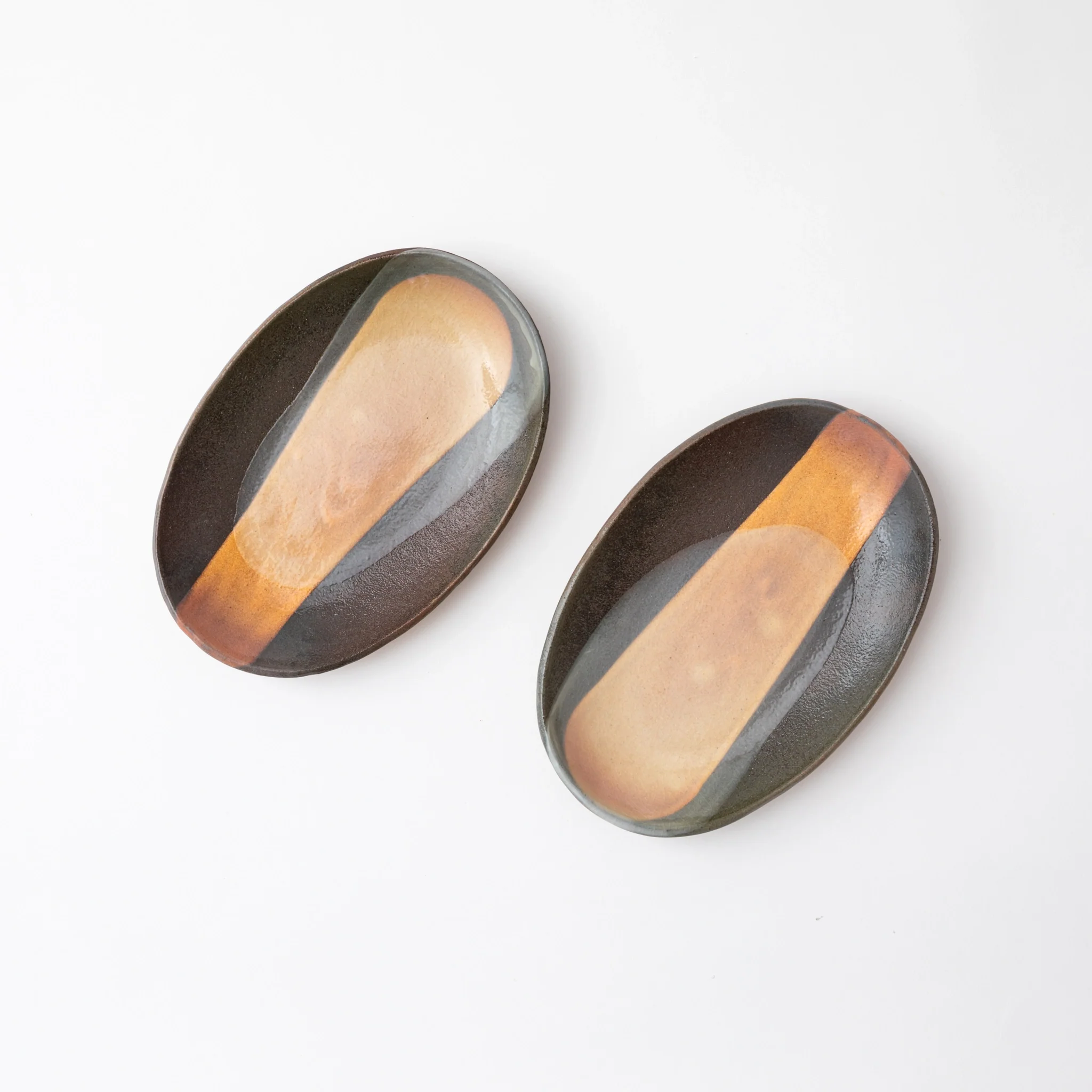 Hagi Ware Kohiki Plates (Set of 2) - Image 3