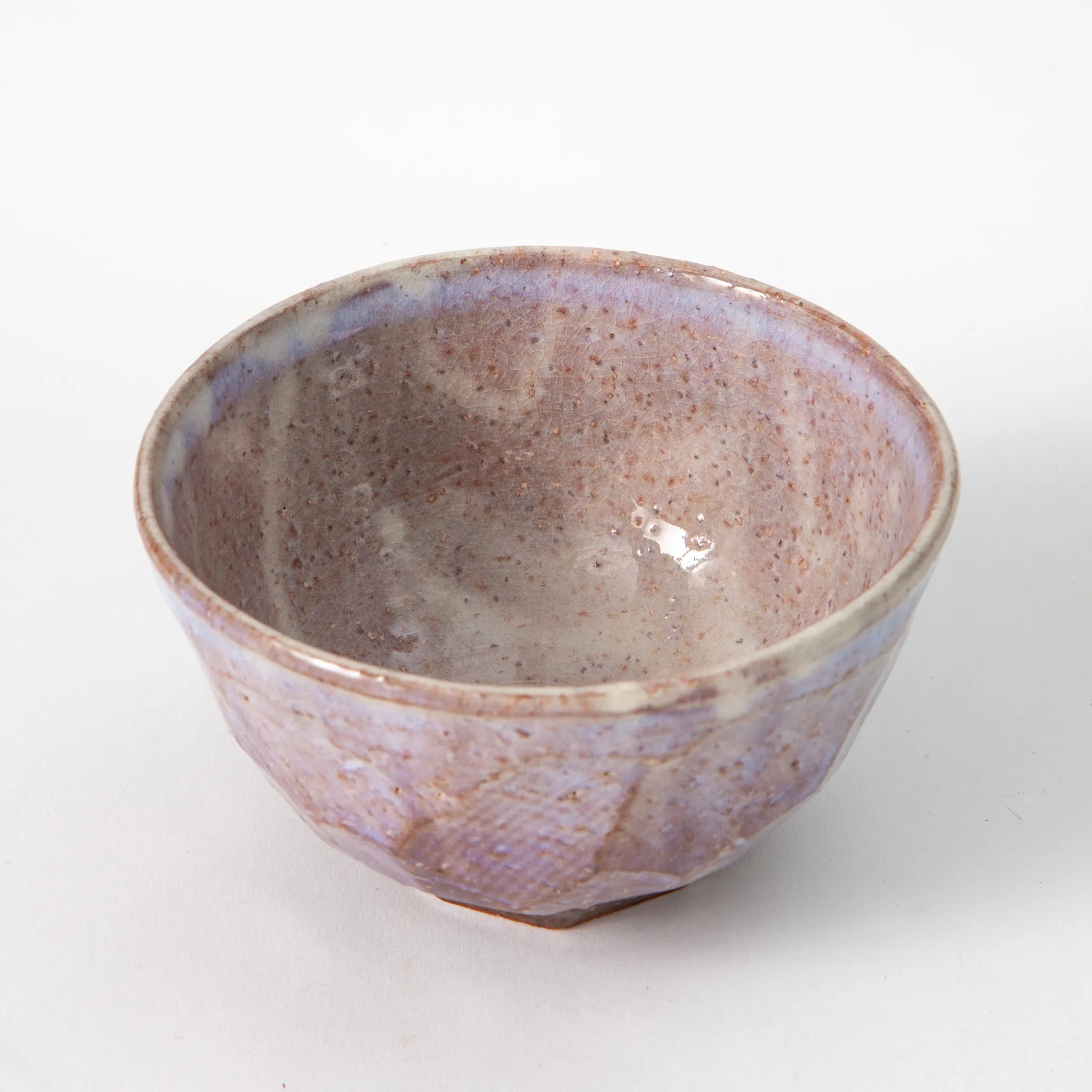 Hagi Ware Matcha Bowl Misogi Carved White Slip - Image 3