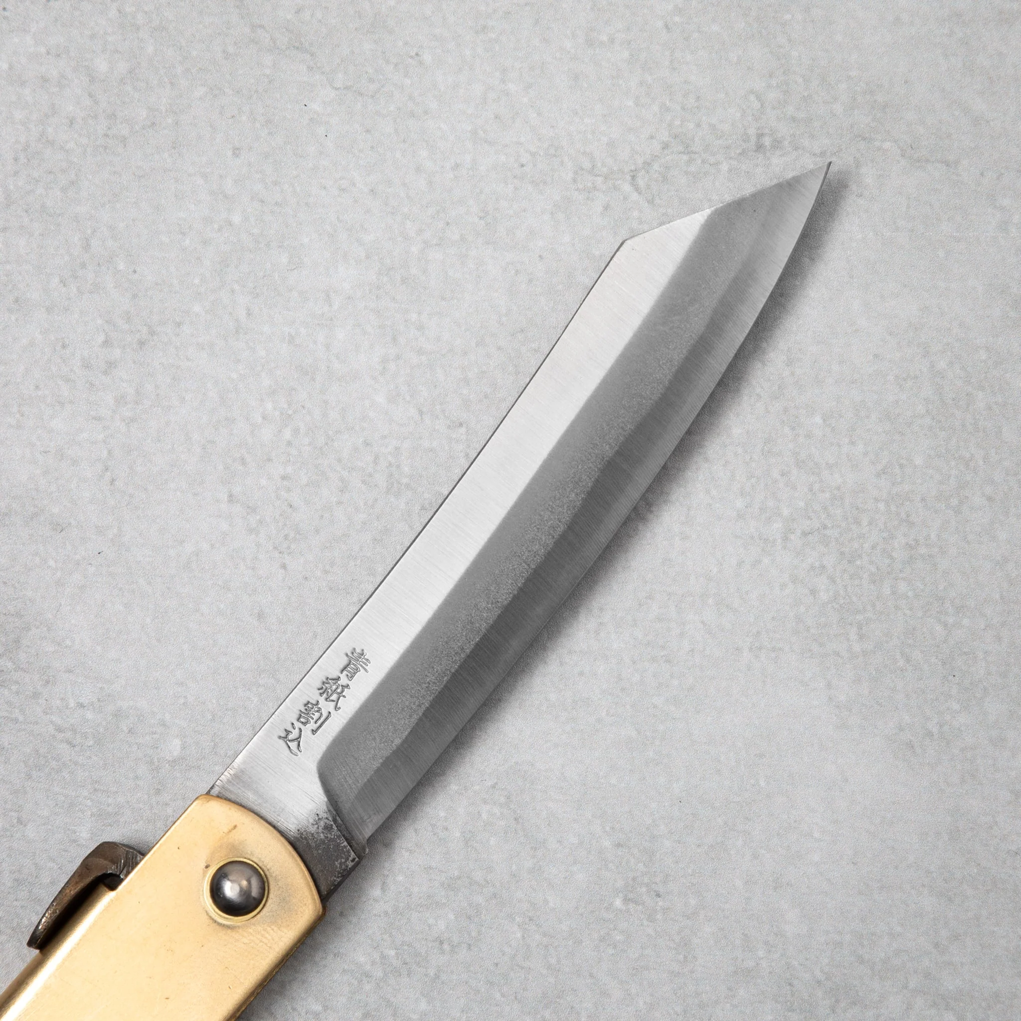 Higonokami Blue Super Steel Clad Extra-Large Folding Knife - Image 2