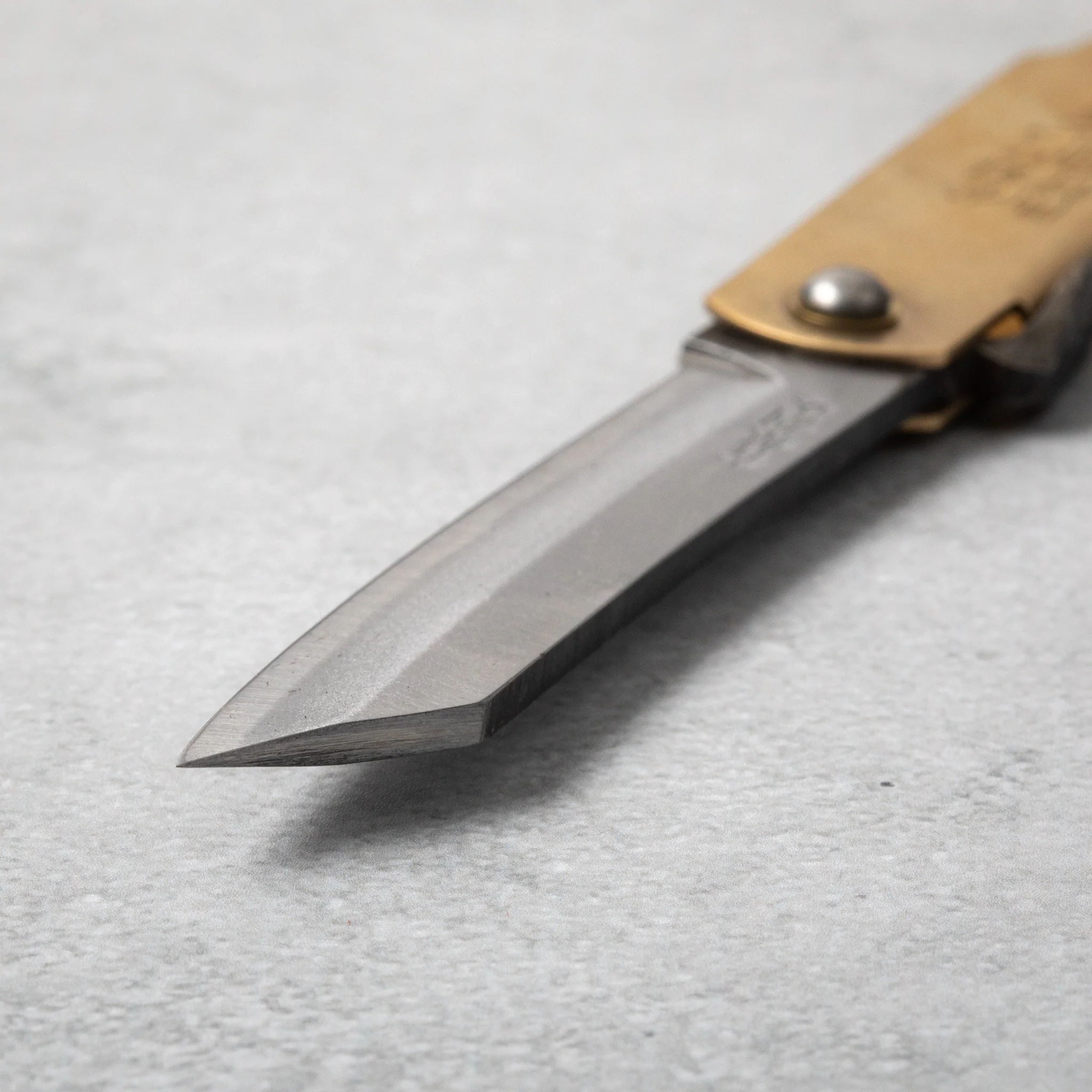 Higonokami Blue Super Steel Clad Large Folding Knife - Image 3