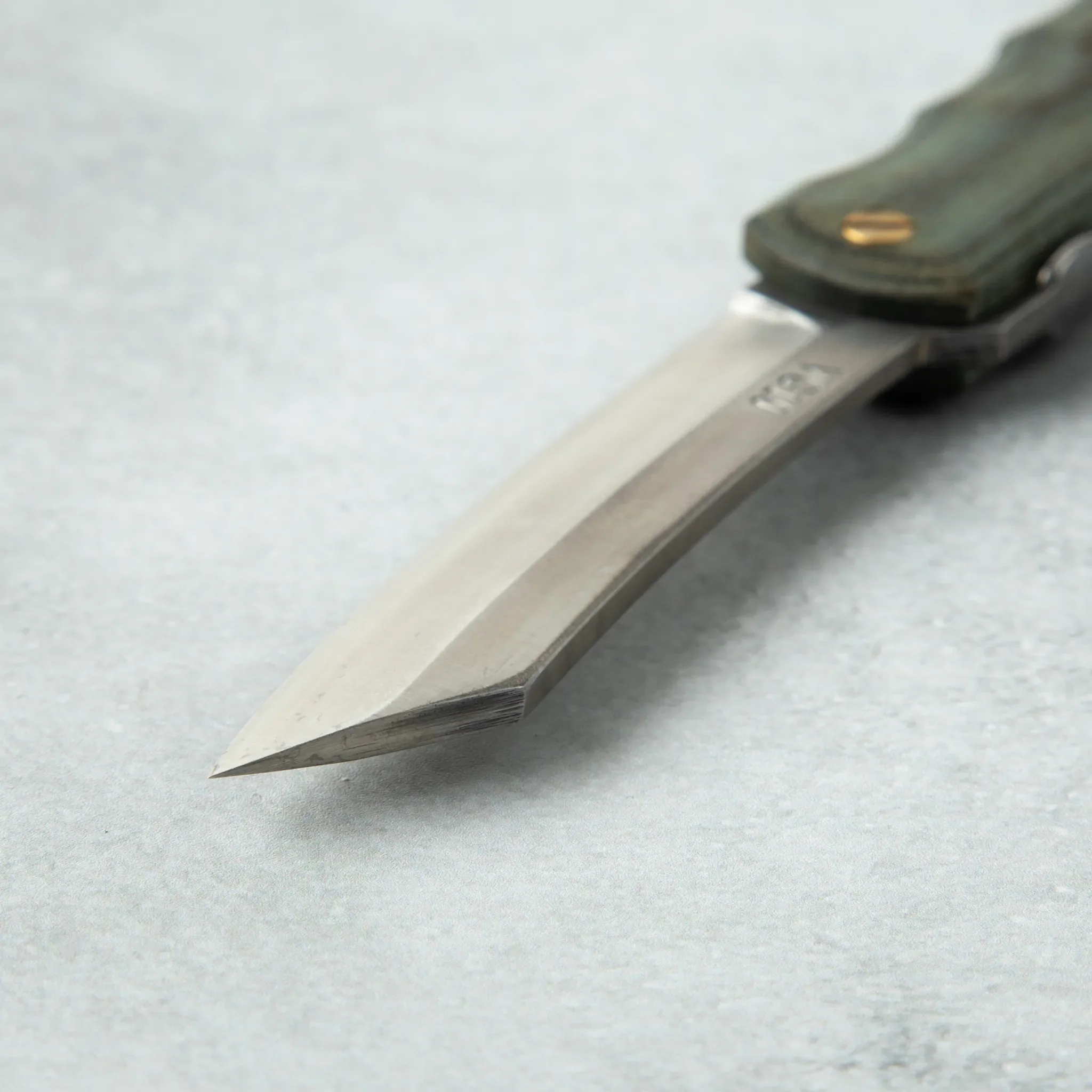 Higonokami Woody VG10 Stainless Steel Clad Blue Folding Knife - Image 4