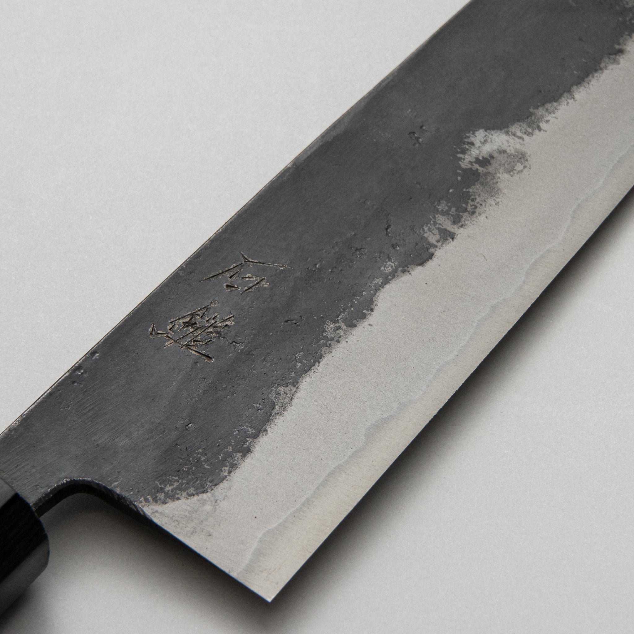 Ishizuchi Blue Super Steel Chef Knife Rosewood Handle - Image 4