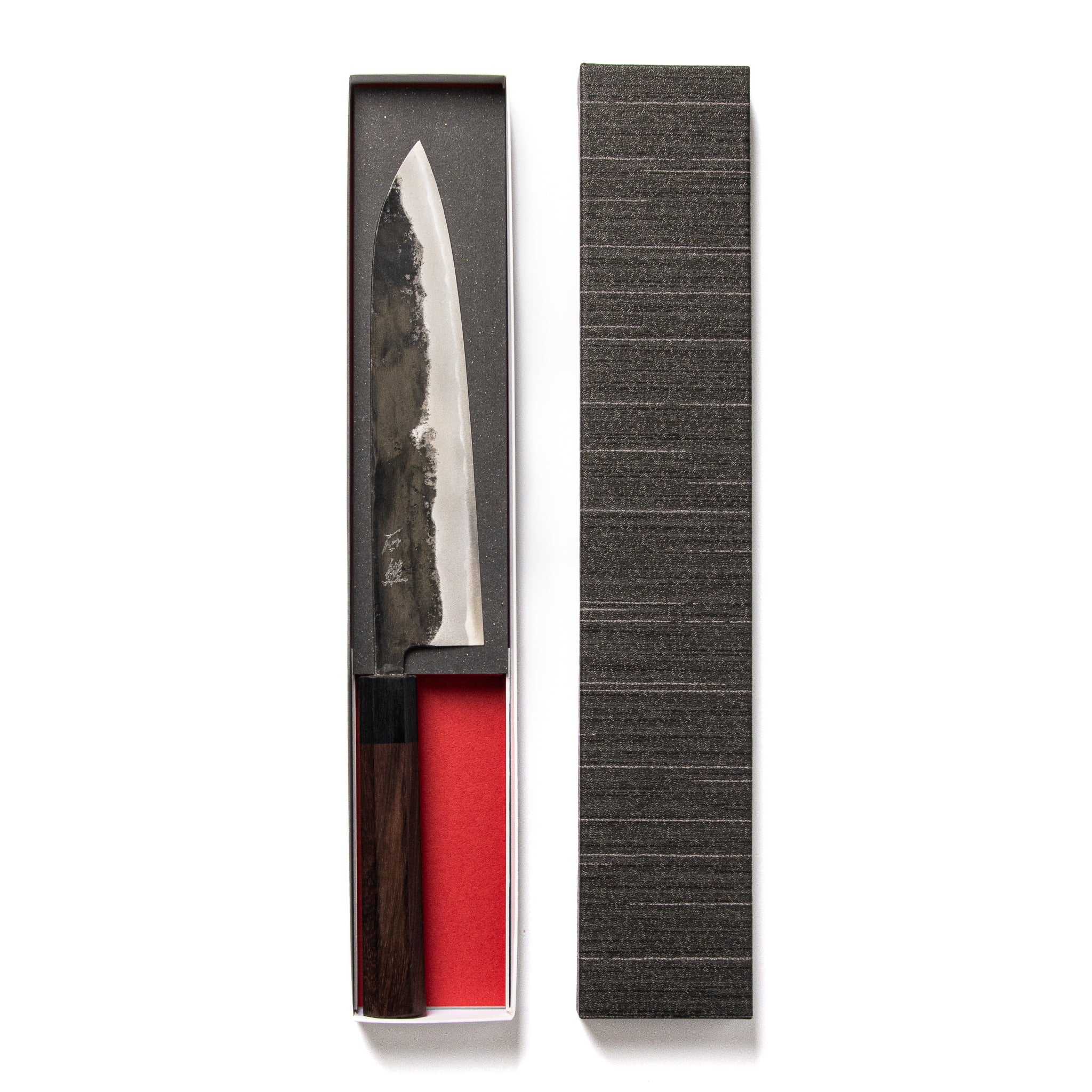Ishizuchi Blue Super Steel Chef Knife Rosewood Handle - Image 5