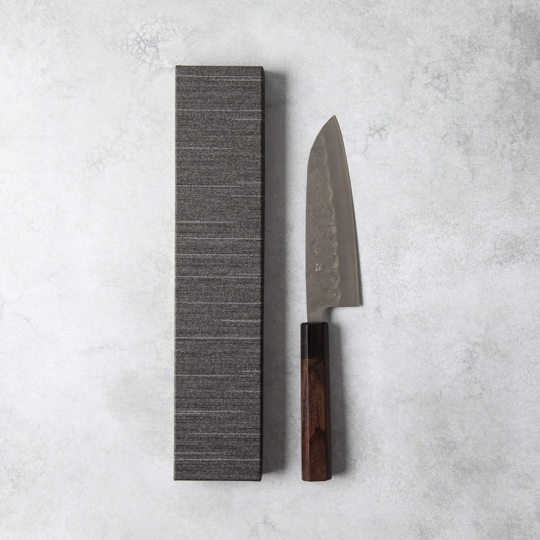 Ishizuchi Silver #3 Nashiji Santoku Knife - Image 6