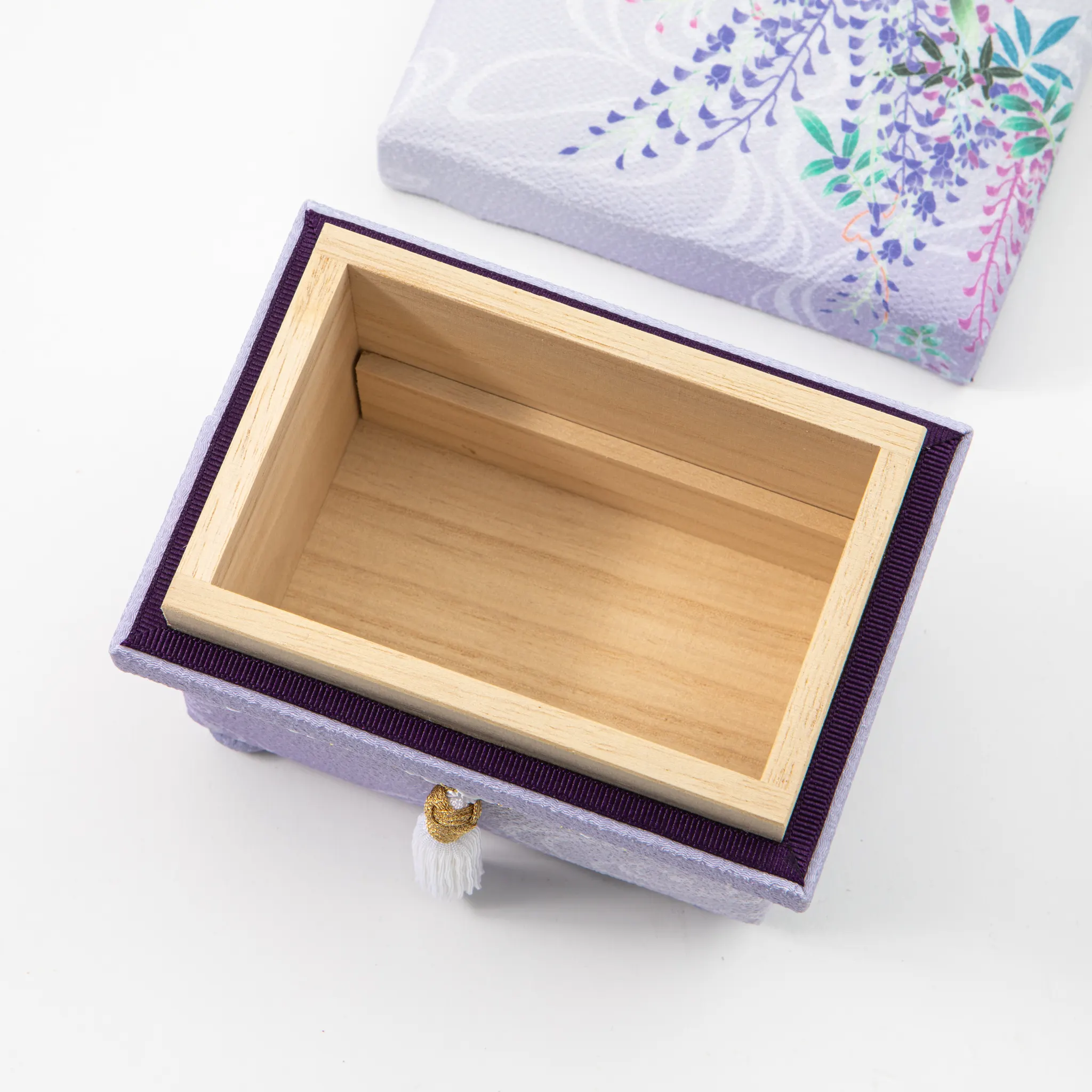 Kaga Yuzen Wisteria Accessory Box - Image 4