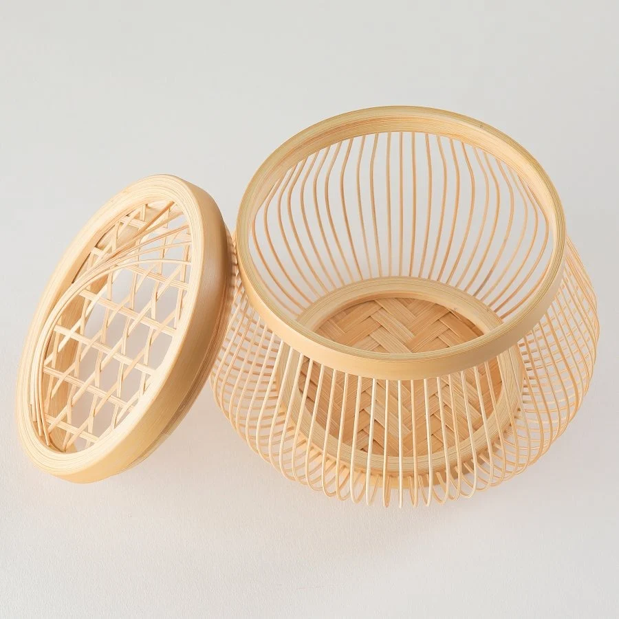 Komachi Bamboo Basket Accessory Case - Image 4
