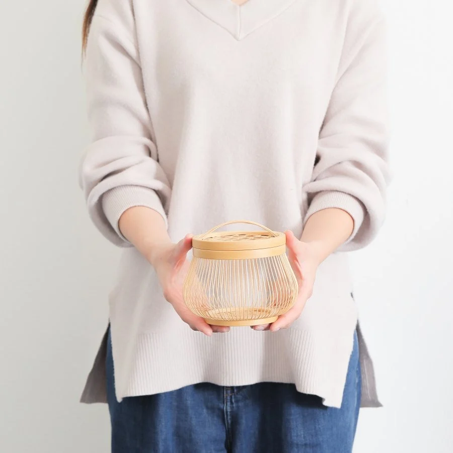 Komachi Bamboo Basket Accessory Case - Image 5
