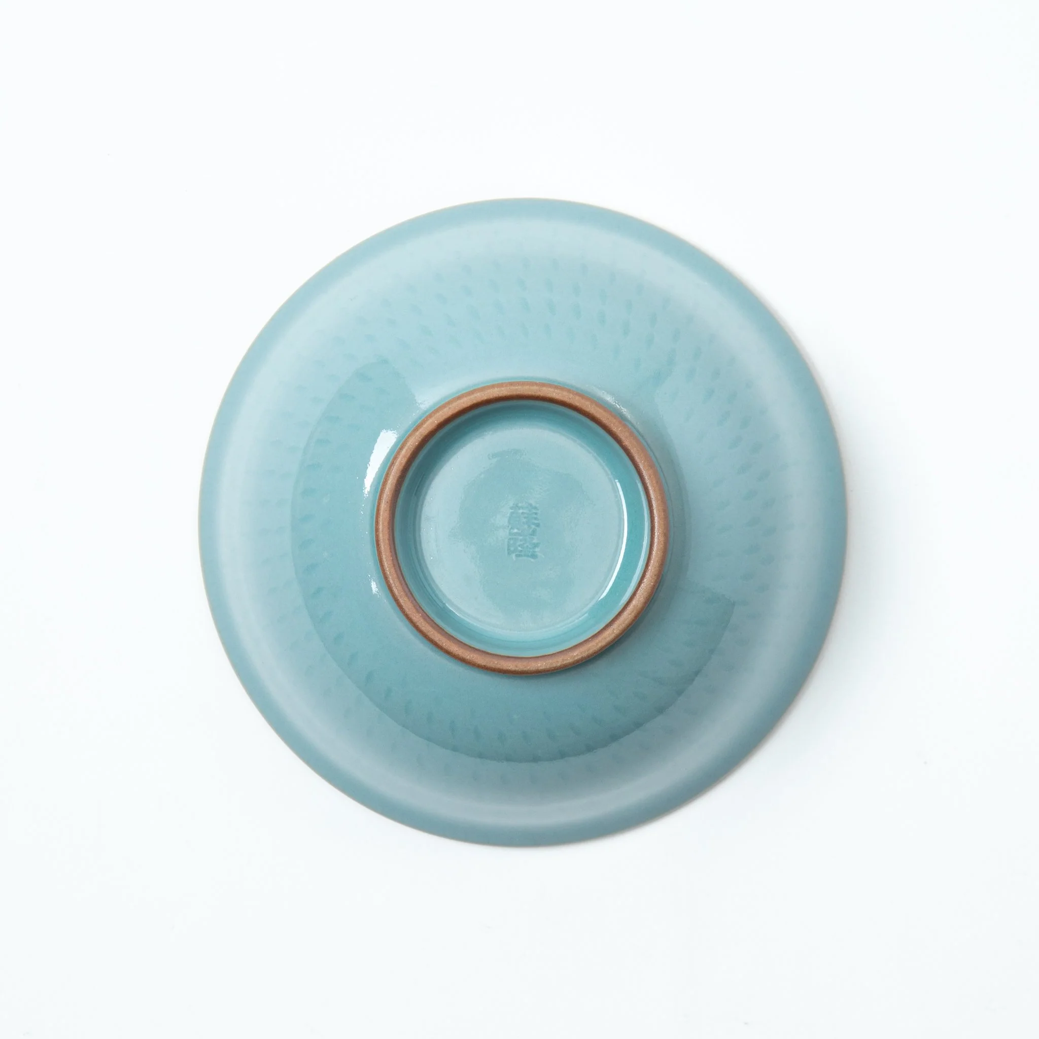 Large Blue Celadon Porcelain Kiyomizu Bowl - Image 3