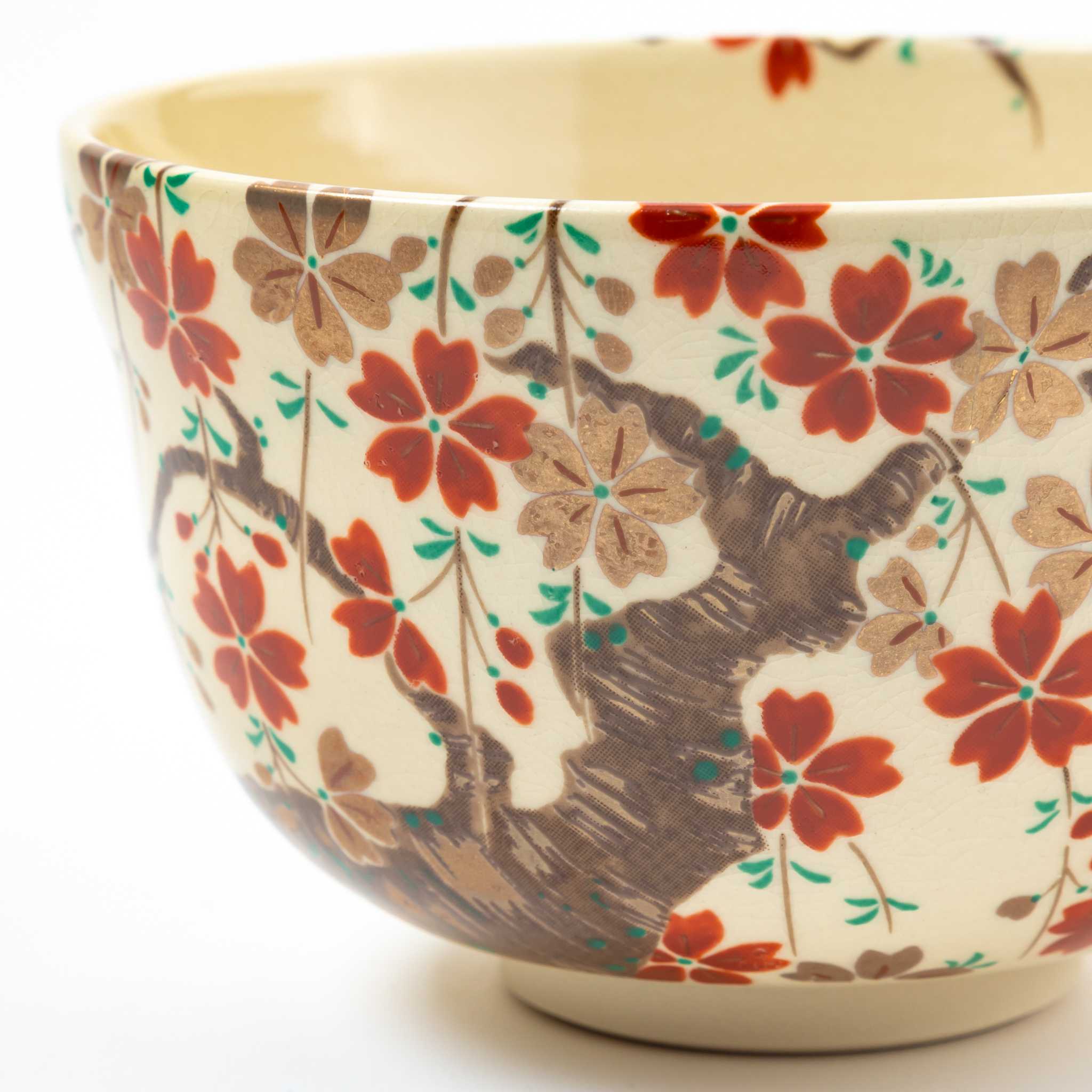 Nisei Matcha Bowl Cherry Blossom by Eiko Miyaji - Image 2