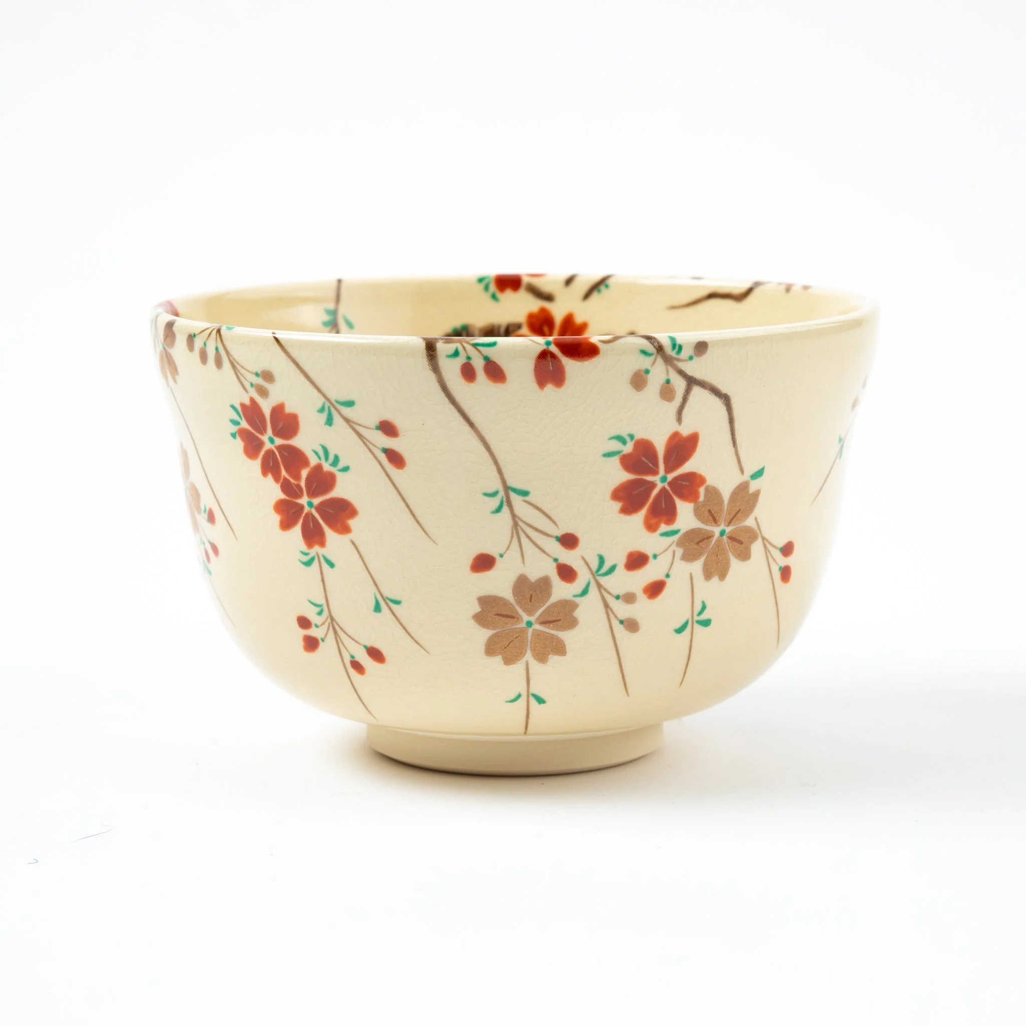 Nisei Matcha Bowl Cherry Blossom by Eiko Miyaji - Image 4