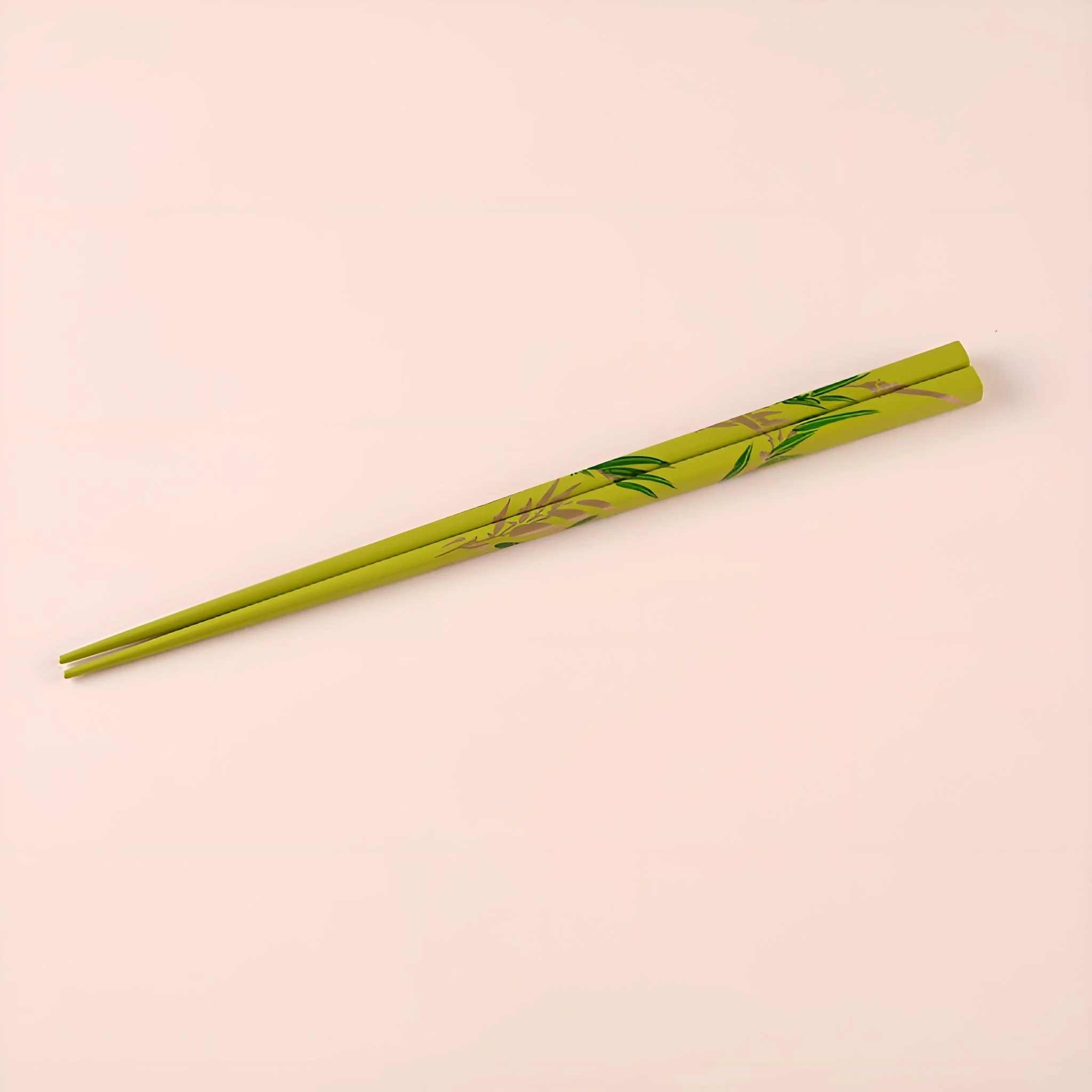 Rimpa Pine and Bamboo Wakasa Lacquer Chopsticks Pair and Paulownia Gift Box - Image 4