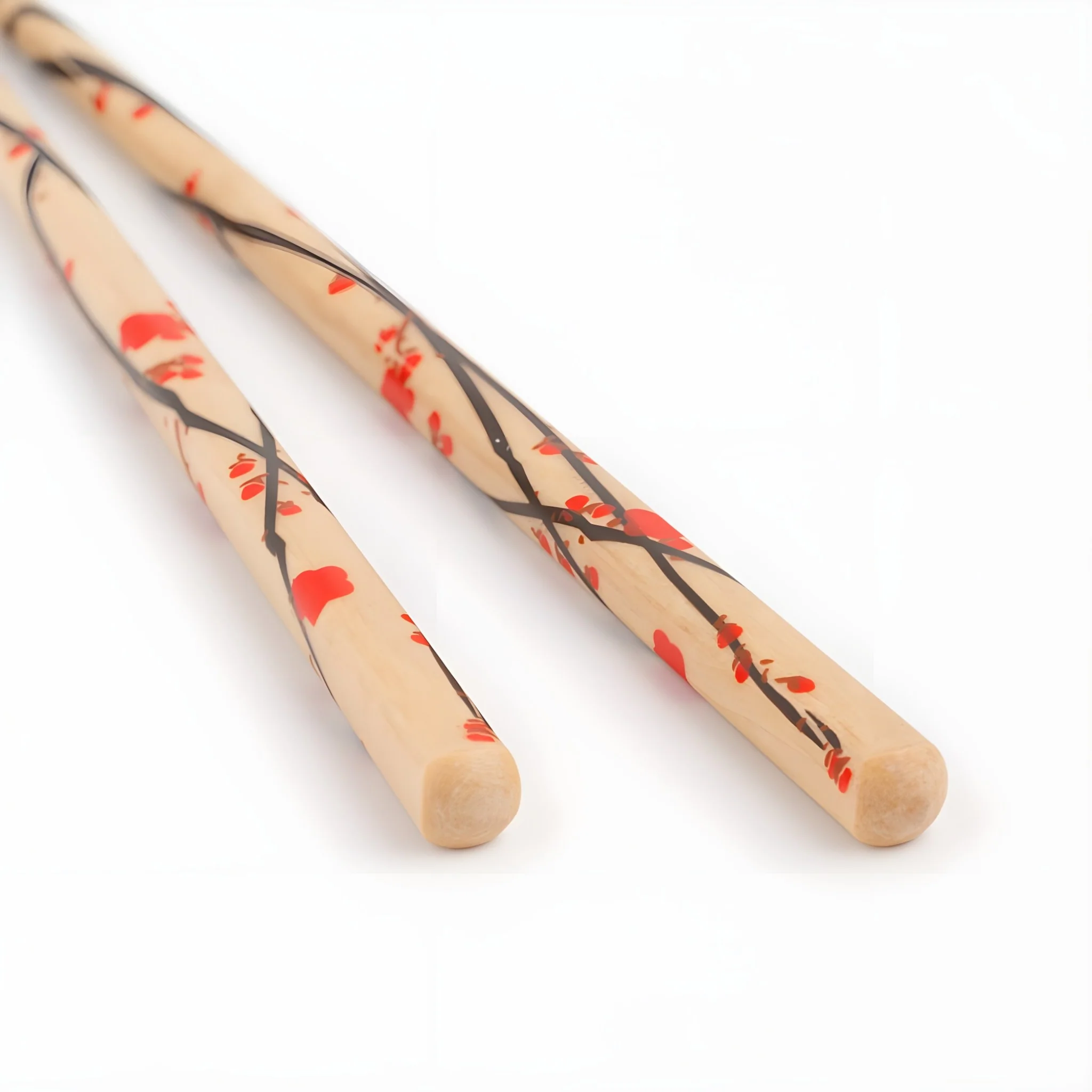 Rimpa Plum and Pine Tree Chopsticks with Chopstick Rests and Palownia Gift Box - Image 5