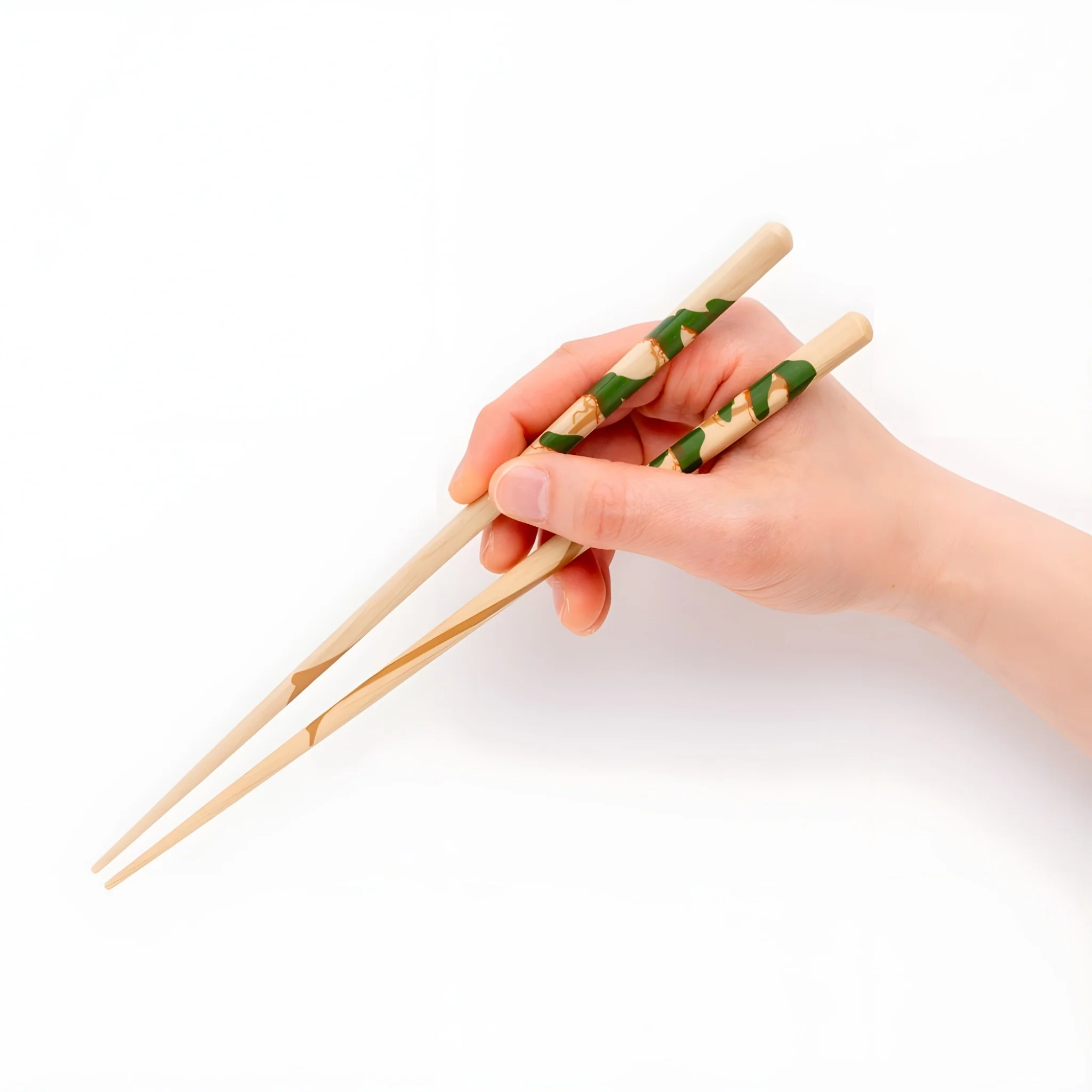 Rimpa Plum and Pine Tree Chopsticks with Chopstick Rests and Palownia Gift Box - Image 8