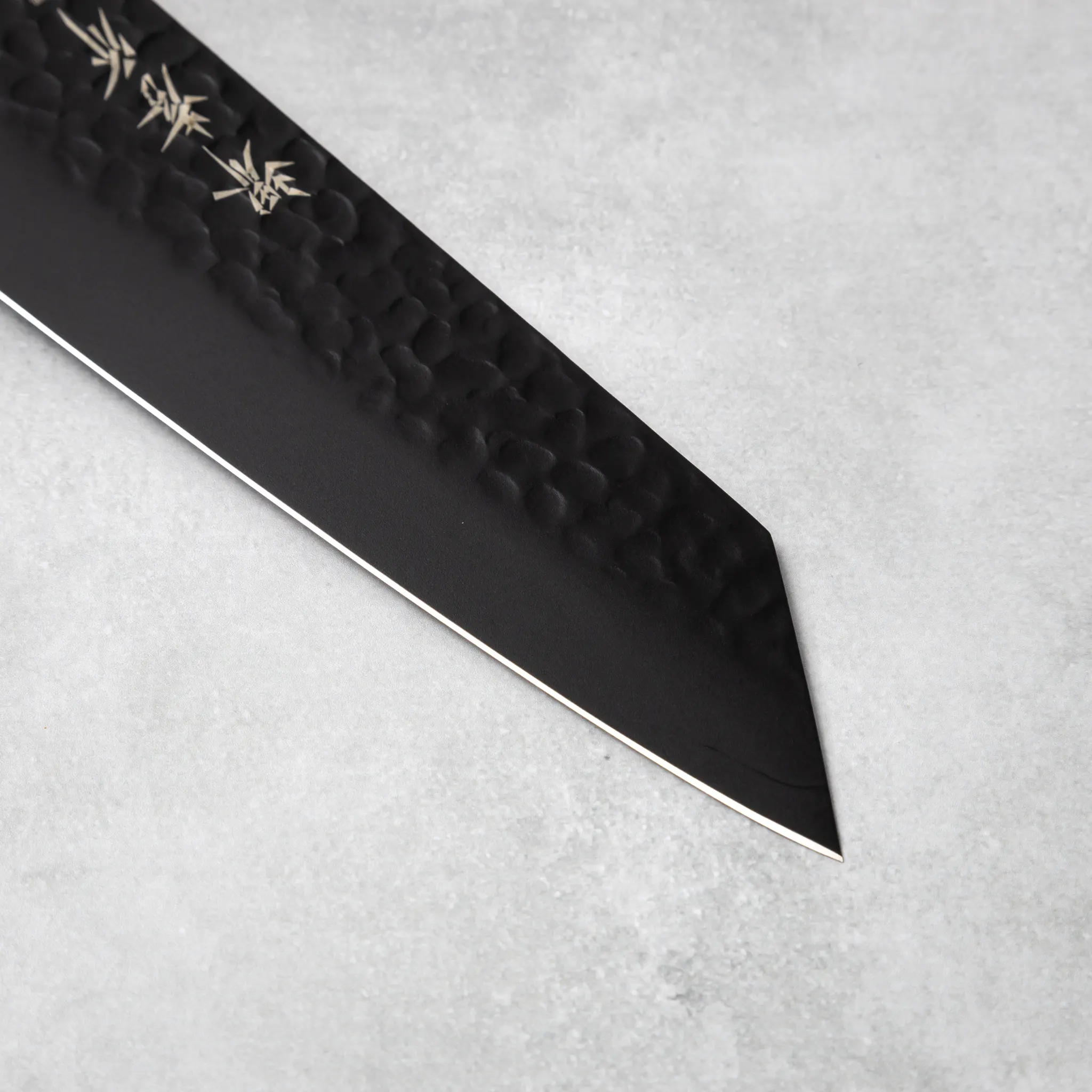 Sakai Takayuki Kurokage VG10 Kengata Chef Knife Burgundy Handle - Image 4