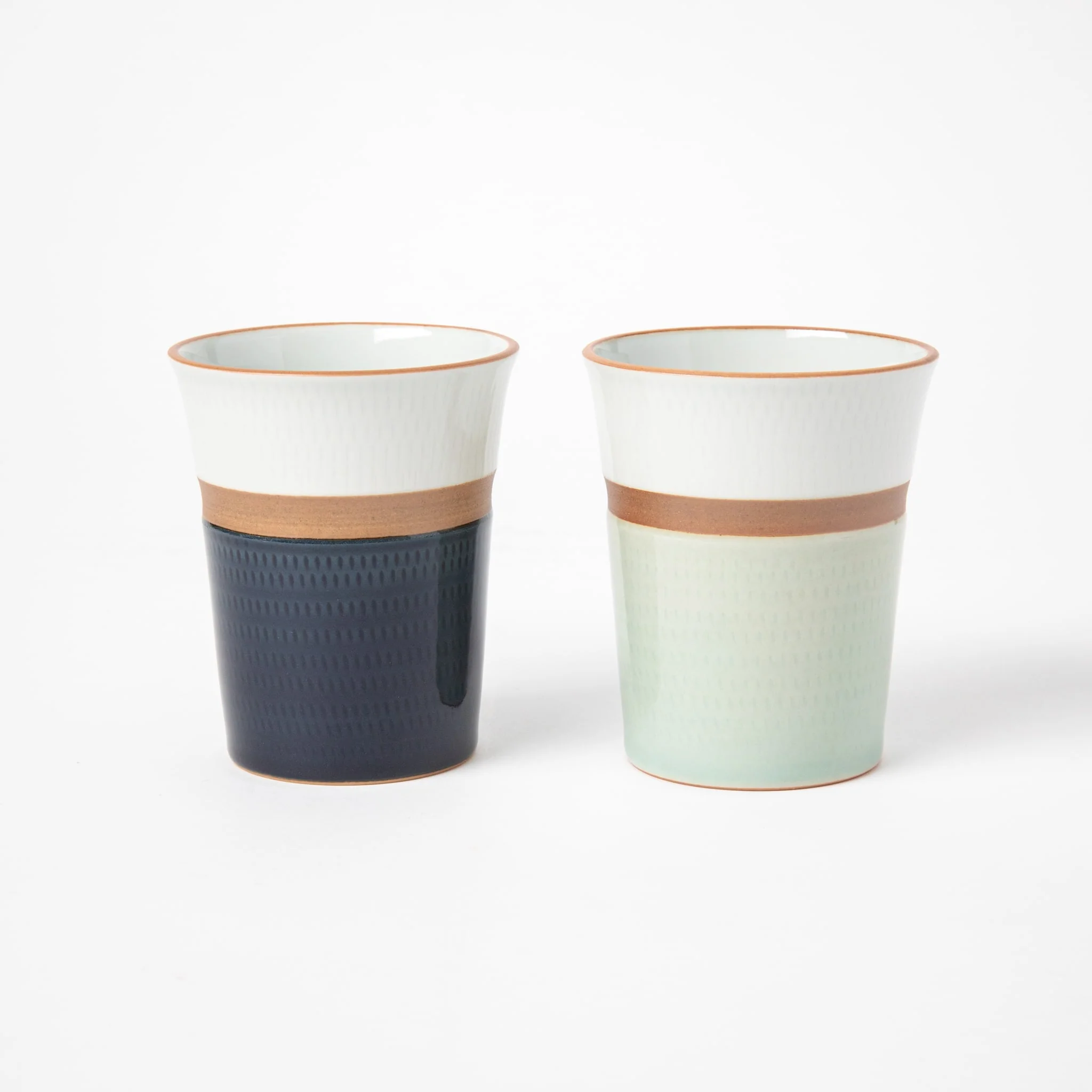 Kakewake Tobikanna Blue Glaze Porcelain Cup - Image 2