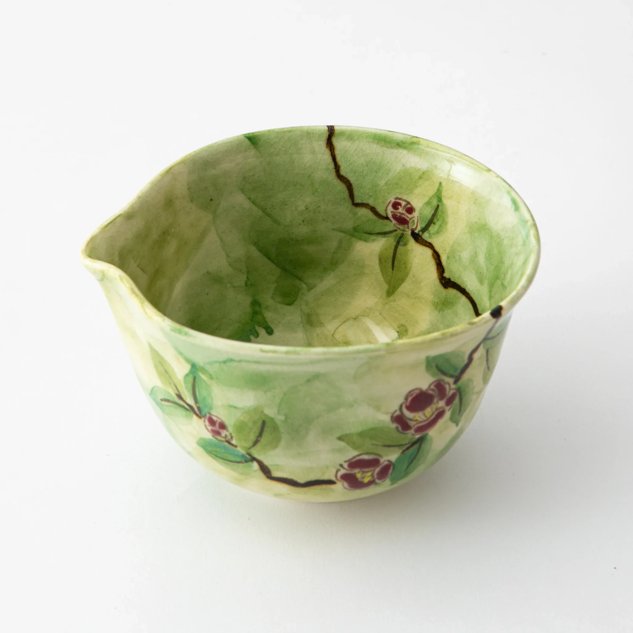Yabu Camellia Katakuchi Matcha Bowl - Image 3